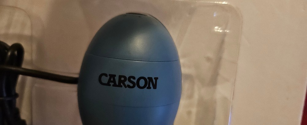 CARSON ZORB 35x Digital Microscope Surf Blue MM-480 MAC-PC With CD -TESTED