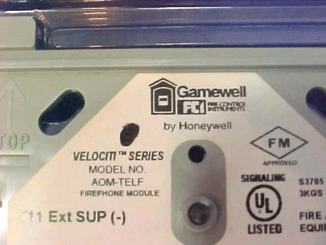 GAMEWELL FIRE PHONE MODULE ivory AOM-TELF SG