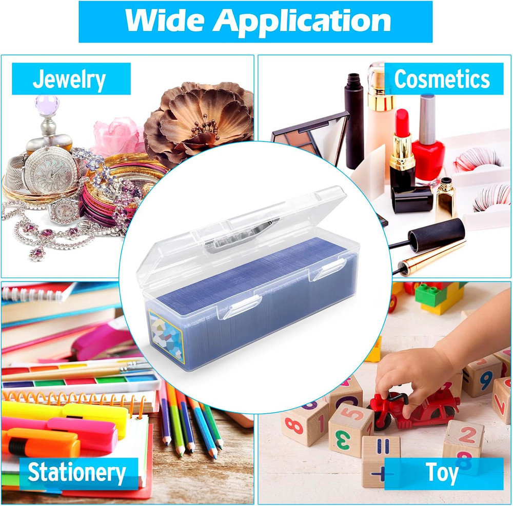 Storage Box for Toploader, Trading Card Storage Box Plastic, Playing Card Case,