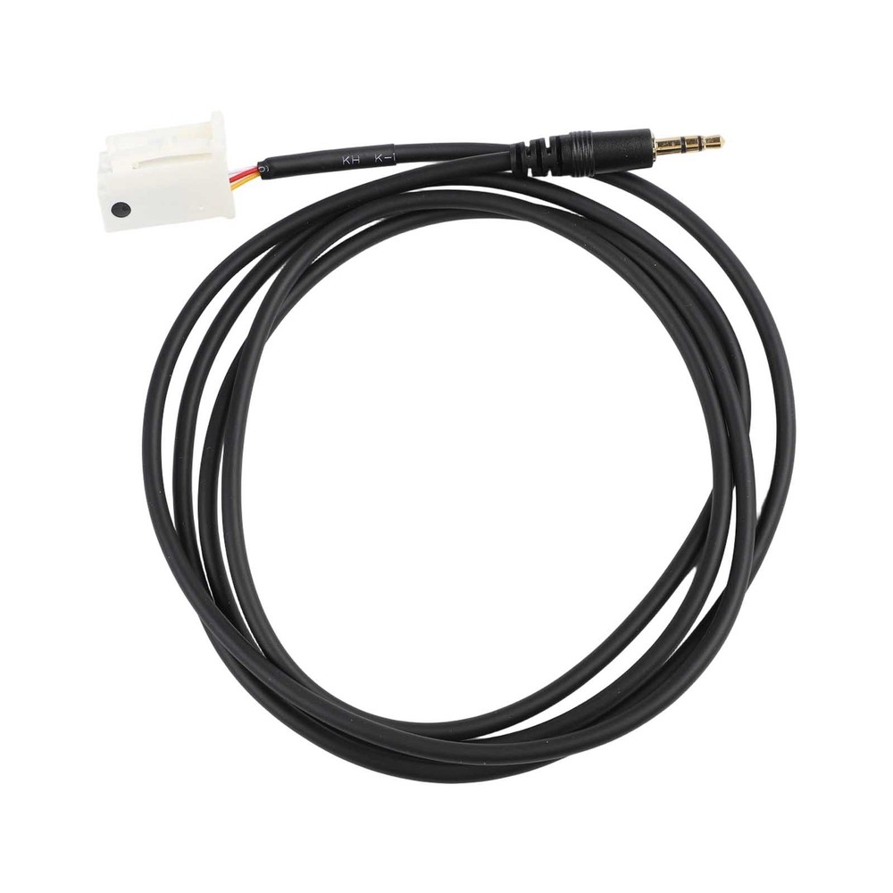 1pc Car Auto Black Auxilliary Cable Audio Adapter Connector For E60 E63 E66