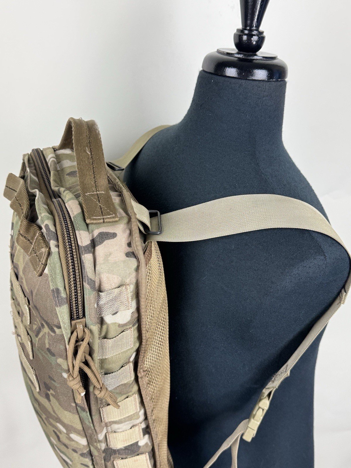 Multicam TSSI TACOPS M-9 Medic Aid Bag Backpack PACK ONLY USED Missing Parts