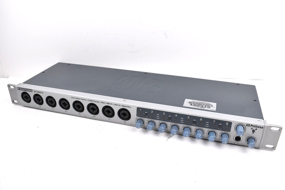 PreSonus Firestudio Project Digital Recording Interface 10x10 Firewire