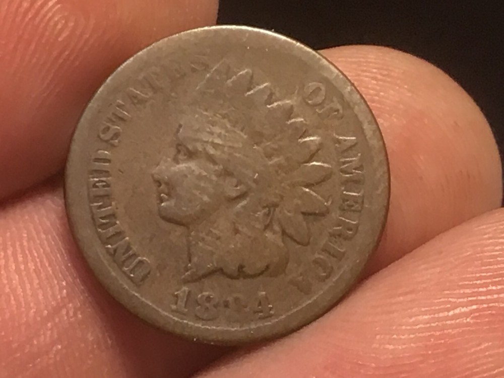1884 Indian Head Cent / Penny, 1 Coin