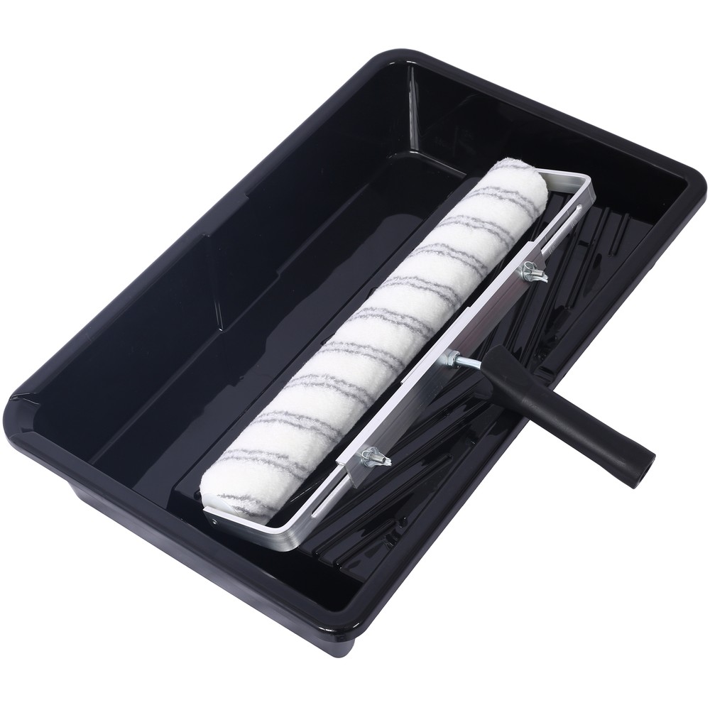 5Pc 18 Inch Paint Roller Kit -18 Paint Roller Tray Set, Microfiber Paint Roll