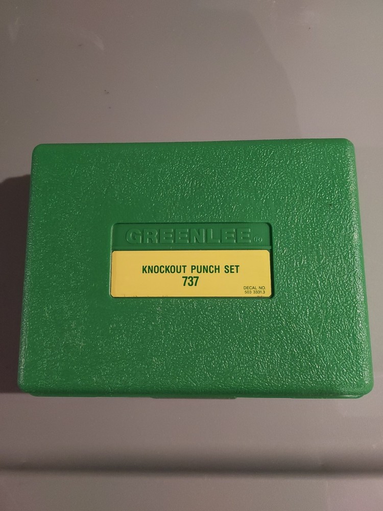 Greenlee, 737/737 BB, Knockout Punch Sets