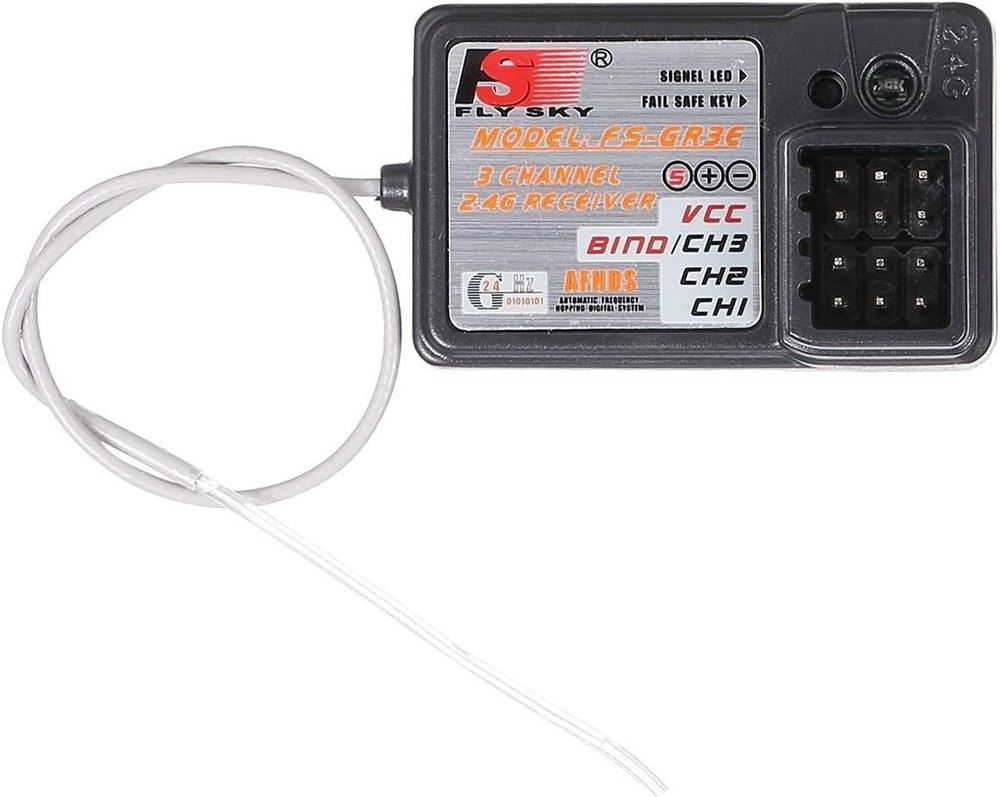 Reliable 3CH Flysky Receiver FS-GR3E AFHDS for RC Performance