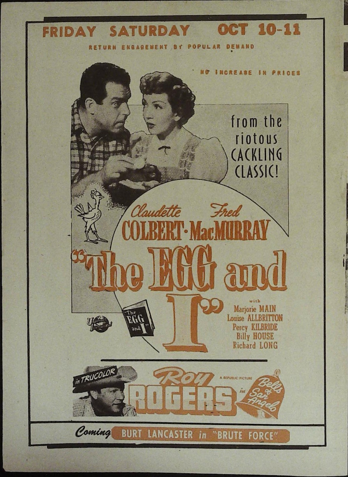 Life with Father Local Theater Herald 1947 William Powell & Irene Dunne!