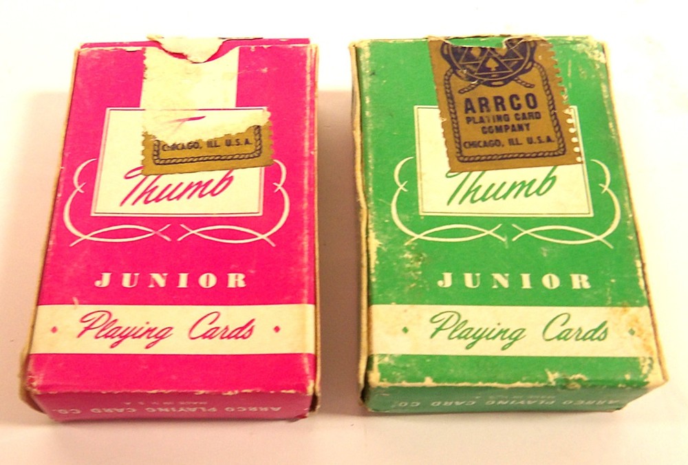 2 ARRCO JUNIOR PLAYING CARD PACKS