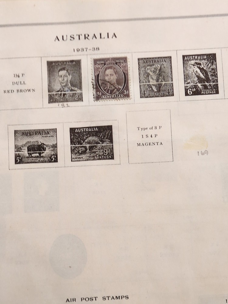 APC Z6445 Scott Internation pages for A countries thru 1951 and some 1955