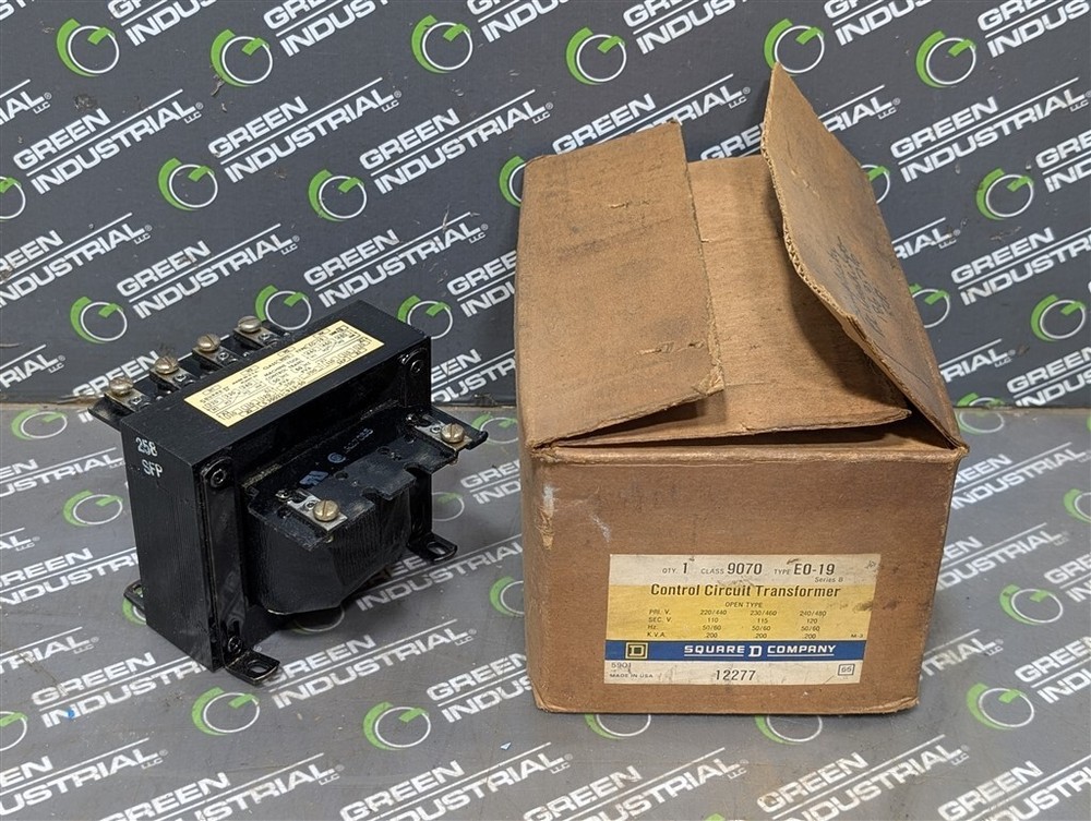 NEW Square D 9070 E0-19 Control Circuit Transformer .200 kVA