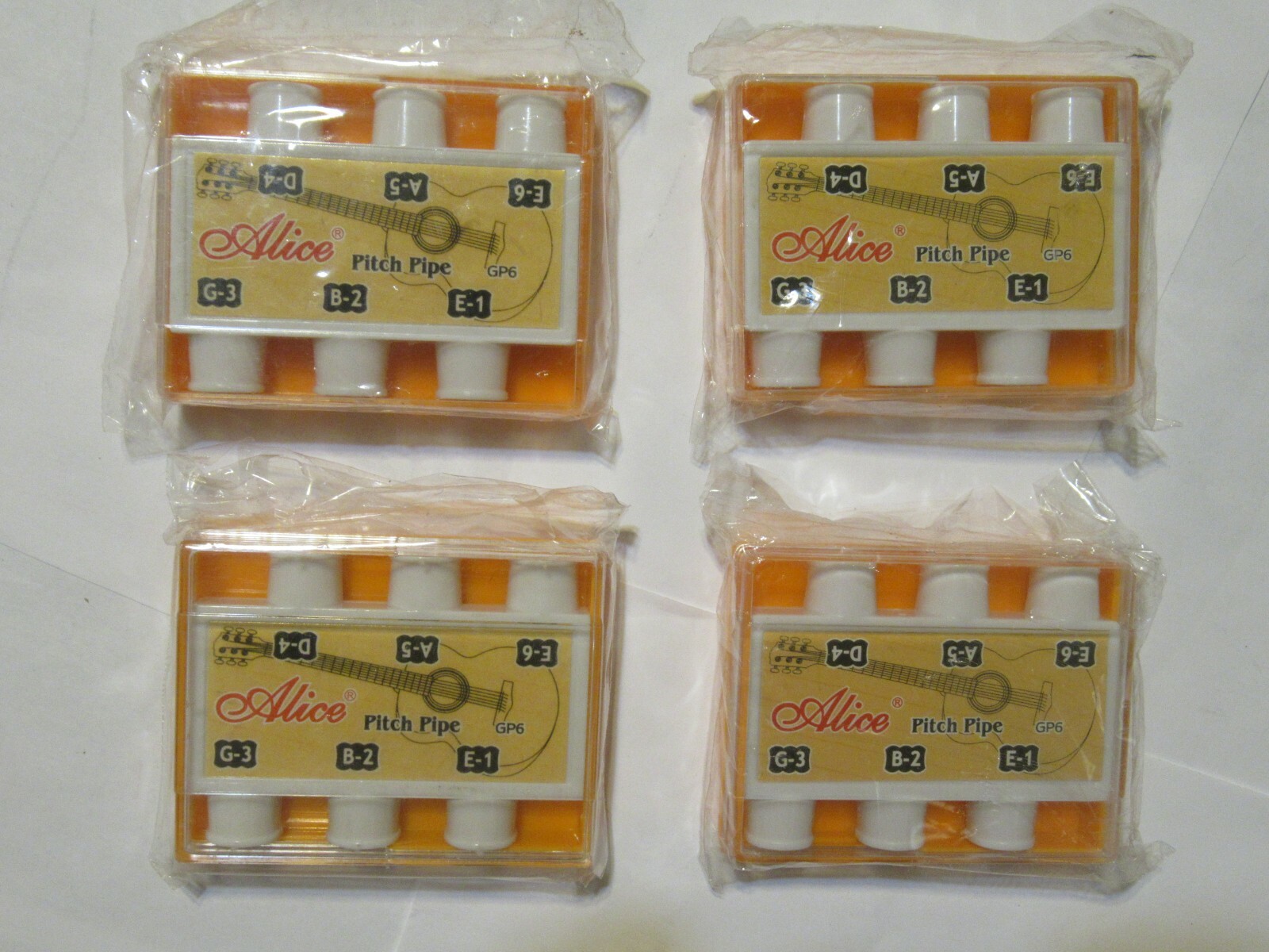 4 Pcs Alice A001 Guitar Pitch Pipe Tuner Brand New Factory Sealed FREE SHIPPING