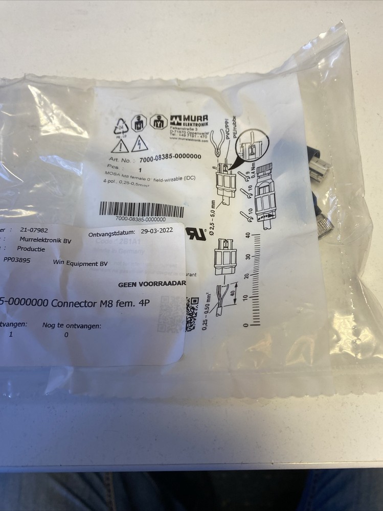 Murrelektronik Socket 7000-08385-0000000 Circular Connector Socket