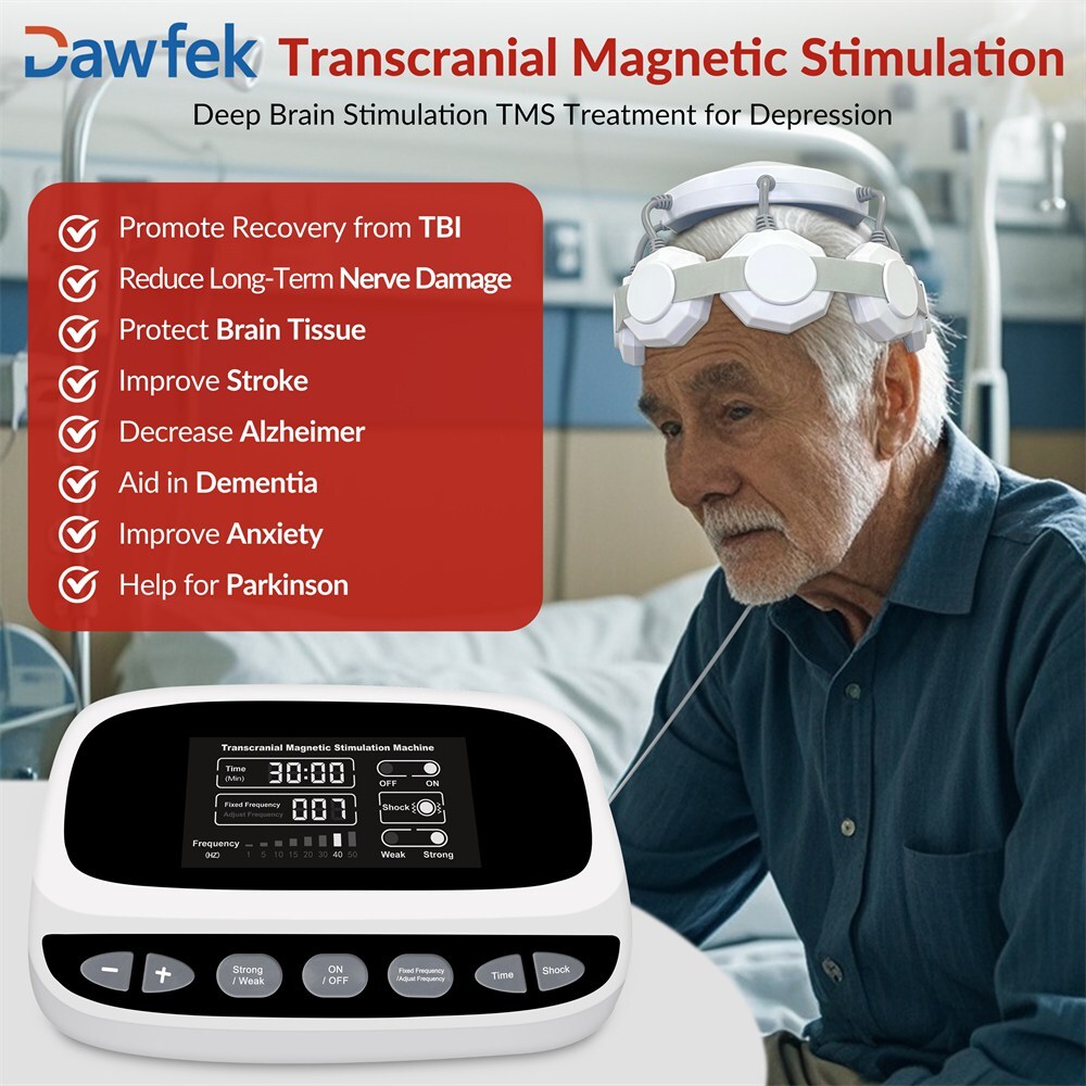 rTMS Brain Stimulator Machine Cognitive Therapy for Anxiety Depression Stroke