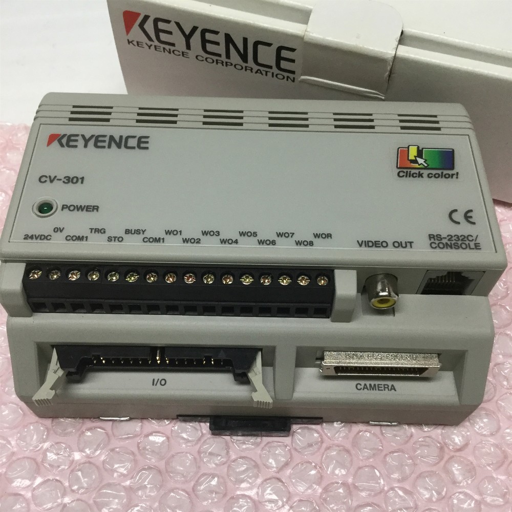 Keyence CV-301 Compact Machine Vision Color System Camera Controller Module