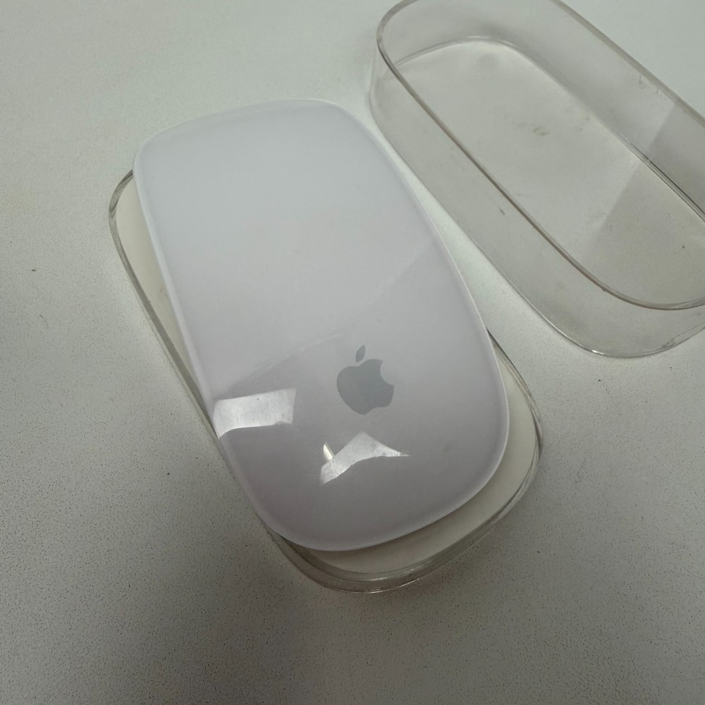 Apple MB829LL/A Wireless Bluetooth Magic Laser Mouse White A1296 *TESTED/WORKING