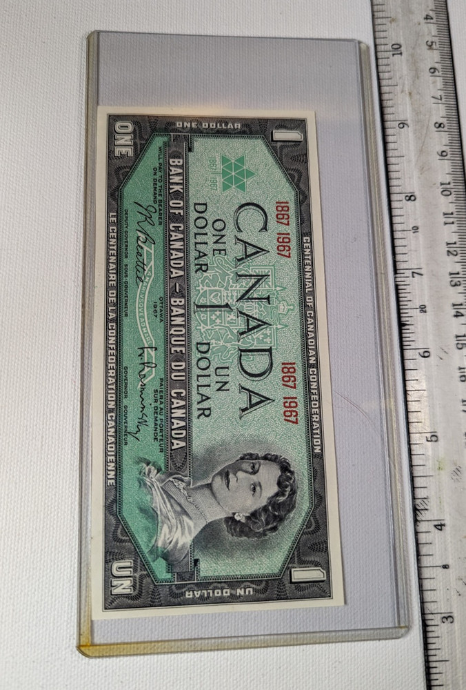 1967 Centennial Canada One Dollar UNC