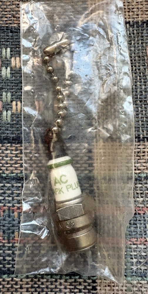 AC Delco Spark Plug Keychain - NEW