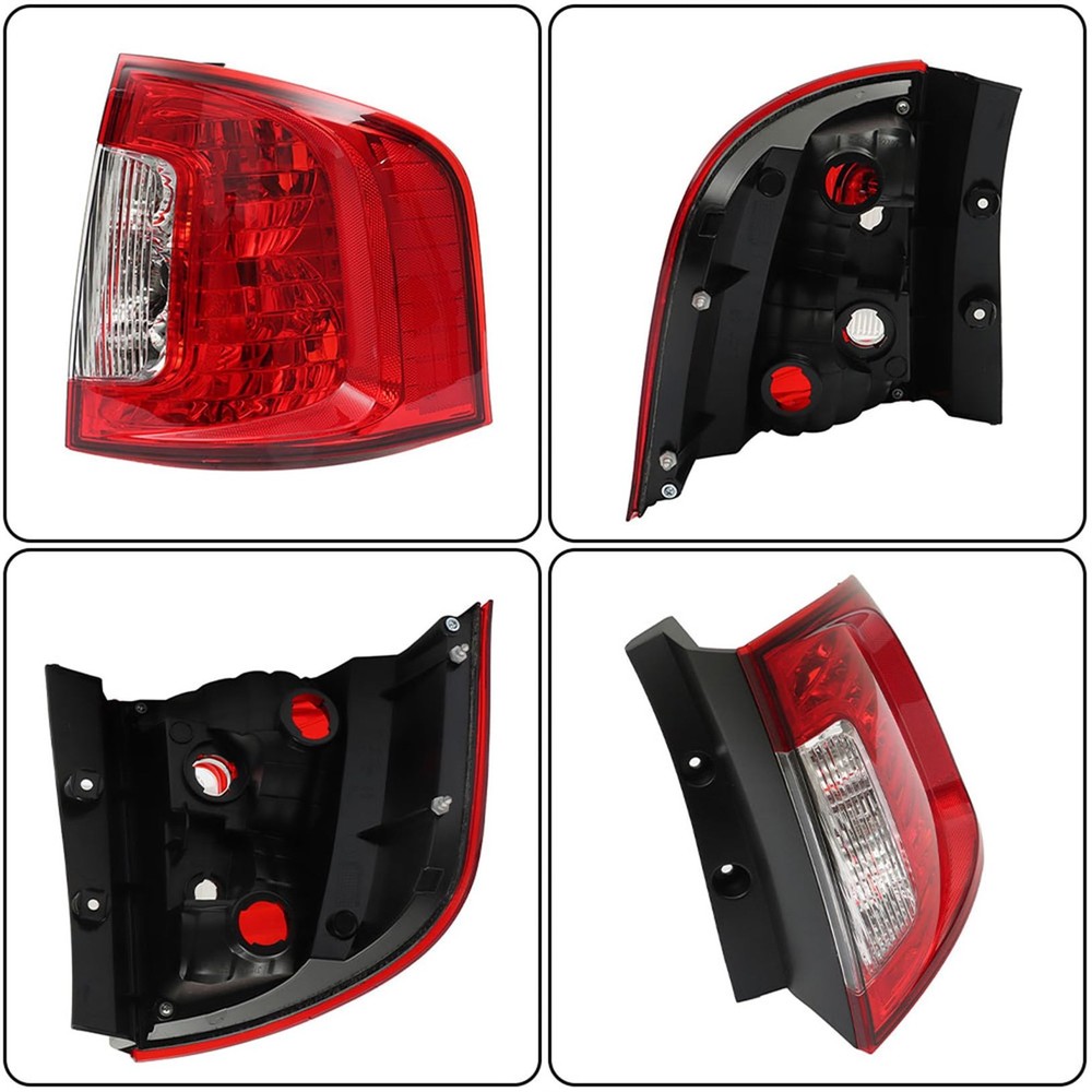 Tail Light Assembly Right Red Lens for Edge 2011-2014