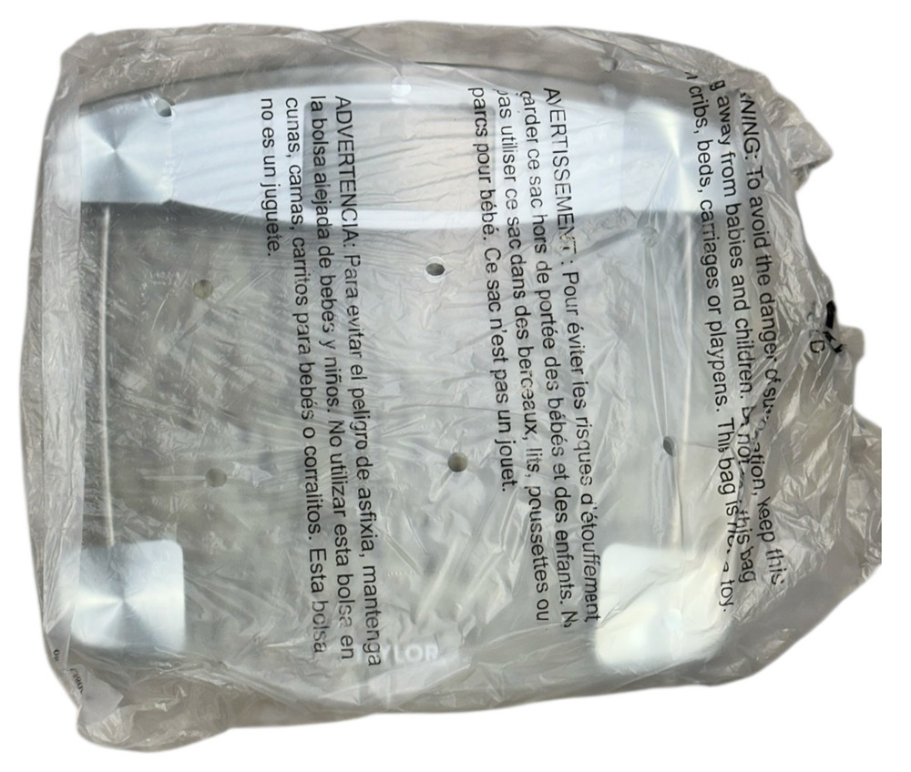Taylor Clear Glass Digital Bath Scale Model #7604