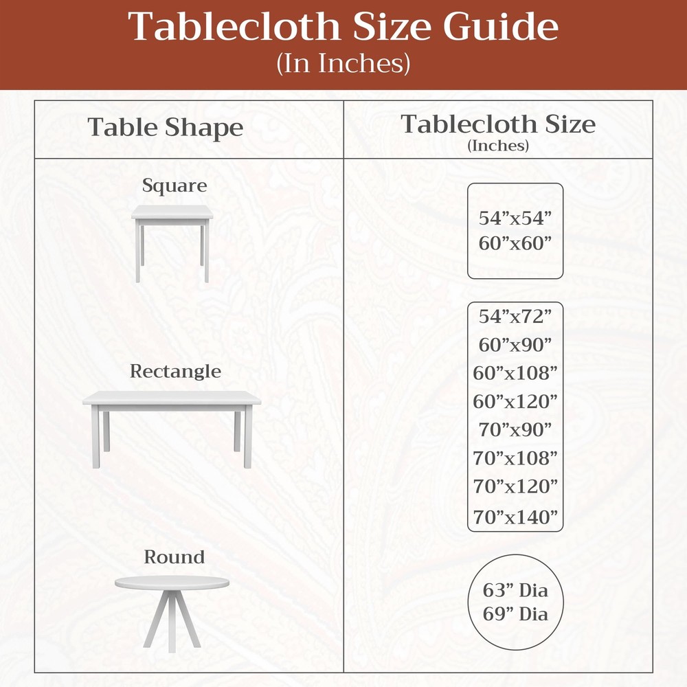 Maison d' Hermine Table Cloth 90" x 70" (Rectangular), 038 - Campagne