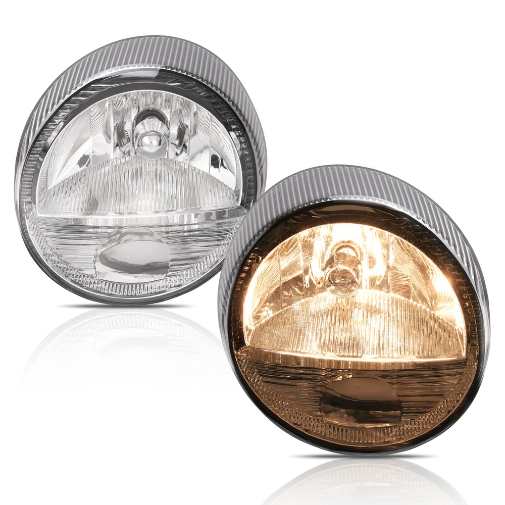 HECASA Halogen Headlights Set Driver & Passenger For Ford Thunderbird 2002-2005