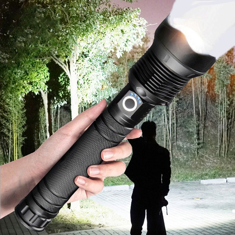 99000000LM Powerful LED Tactical Super Bright Flashlight Rechargeable Work Light