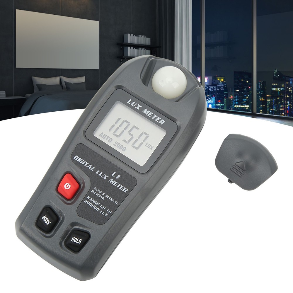 Digital Light Meter Illuminance Tester Luxmeter Illuminometer Auto Shutdown NEW