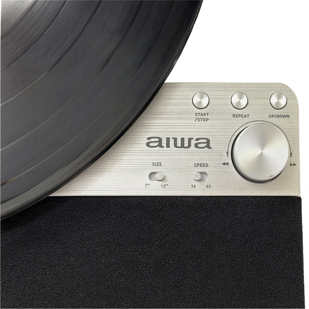 aiwa GAA4-FRT0002 Vertical Turntable Record Player Fully Automatic Bluetooth