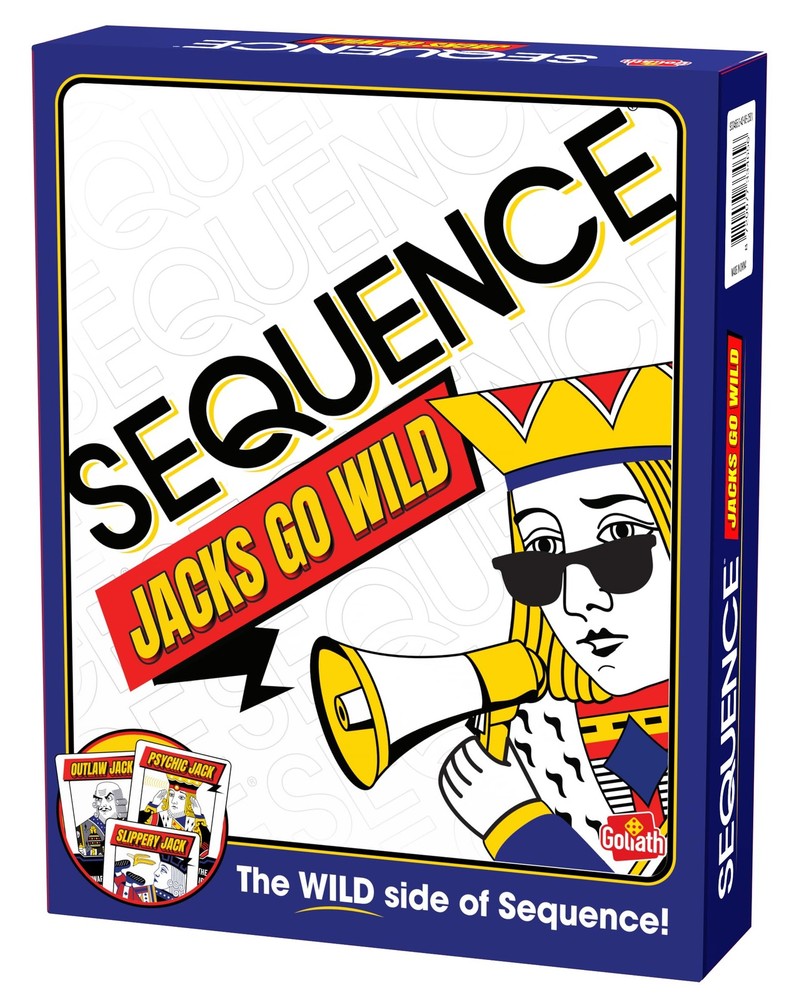 Goliath Sequence Jacks Go Wild! | Strategy Board Game Includes Additional Wild J