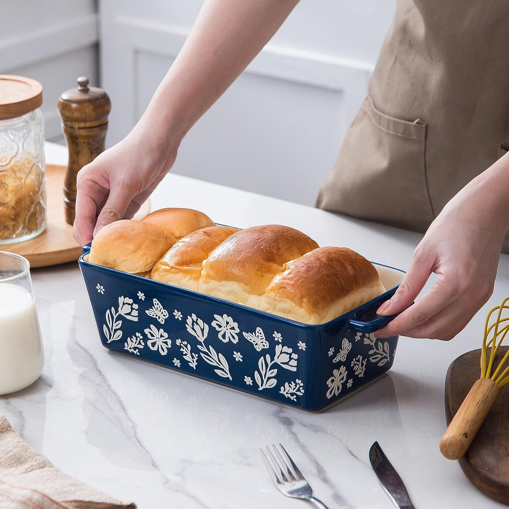 Bread Pan Loaf Pan Ceramic Bread Pans For Baking Meatloaf Pan Nonstick Loaf