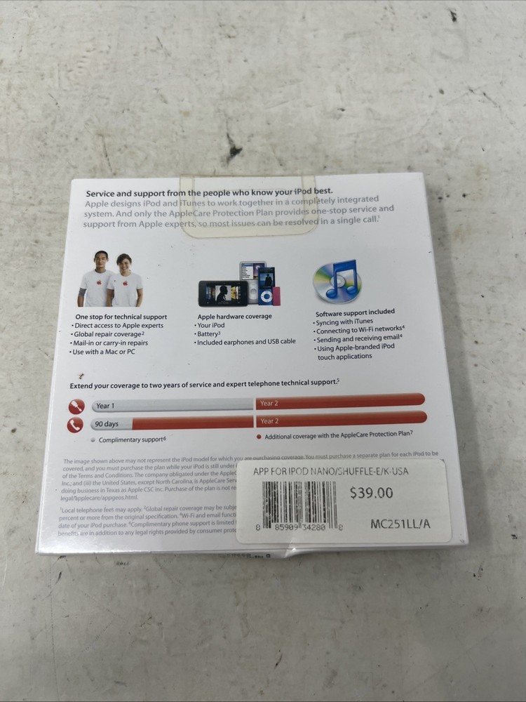 AppleCare Protection Plan for iPod (36)