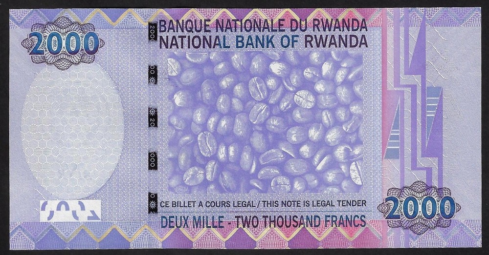 Rwanda 2000 francs 2007 P-36 GEM UNC