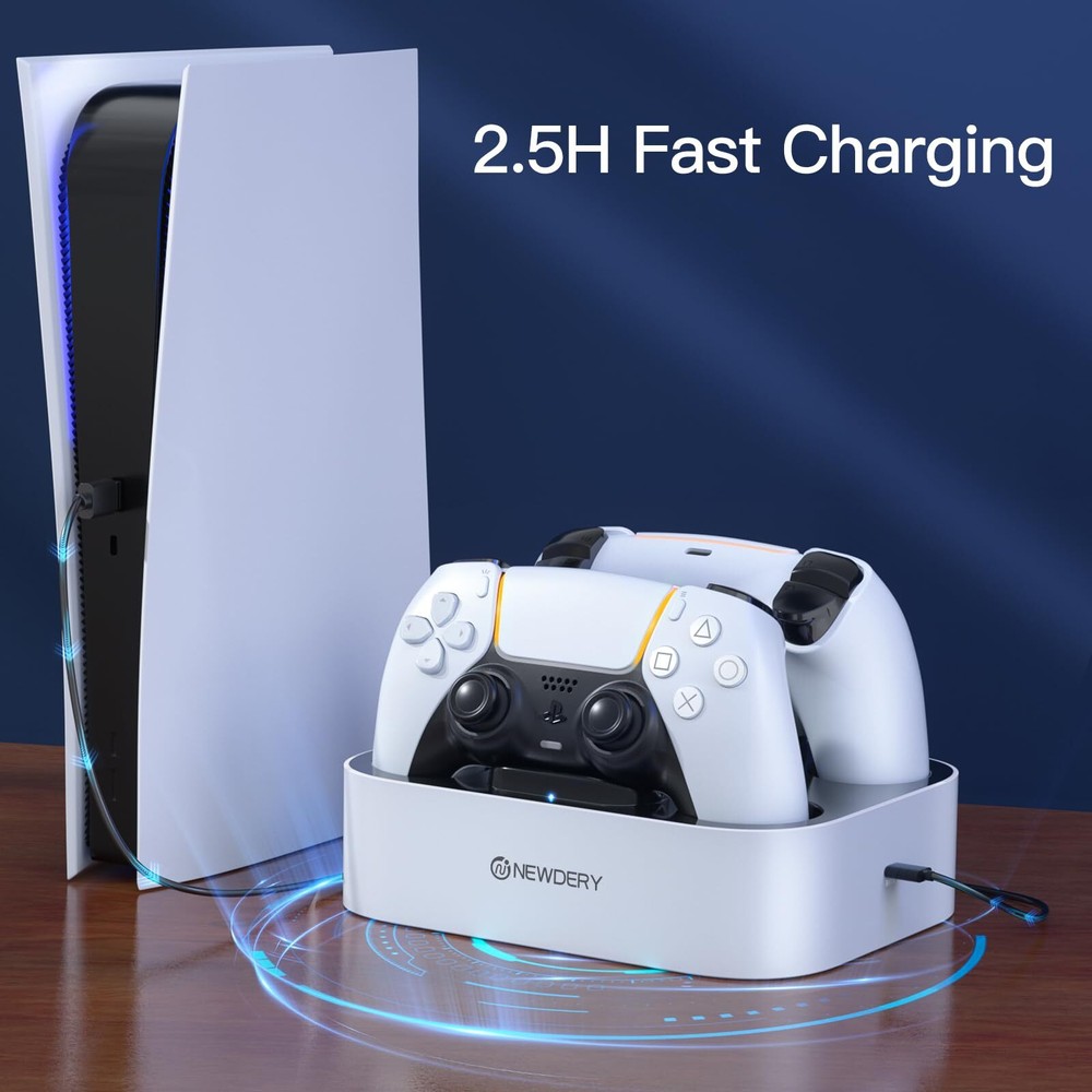 PS5 Wireless Controller Usb Type-c Dual Fast Charger PS5 Type-C Charging Station