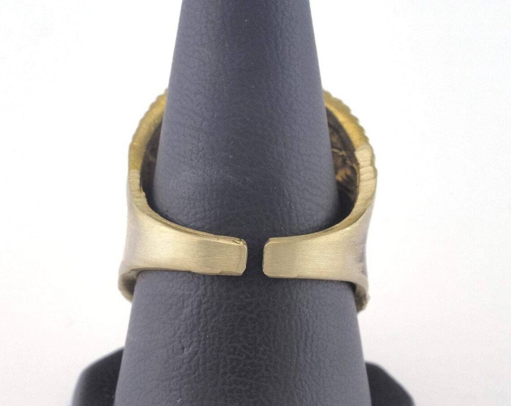 Adjustable Ring Raw brass (18mm 8US inner size) 2760