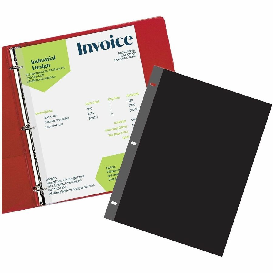 C-Line CLI03213 Polypropylene Sheet Protectors 100 Pack Clear