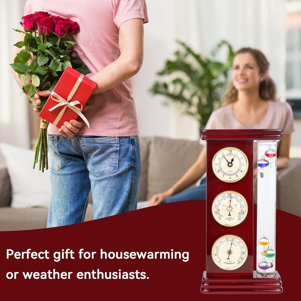 Multi-Functional Weather Station with Temperature, Humidity, and Time Display