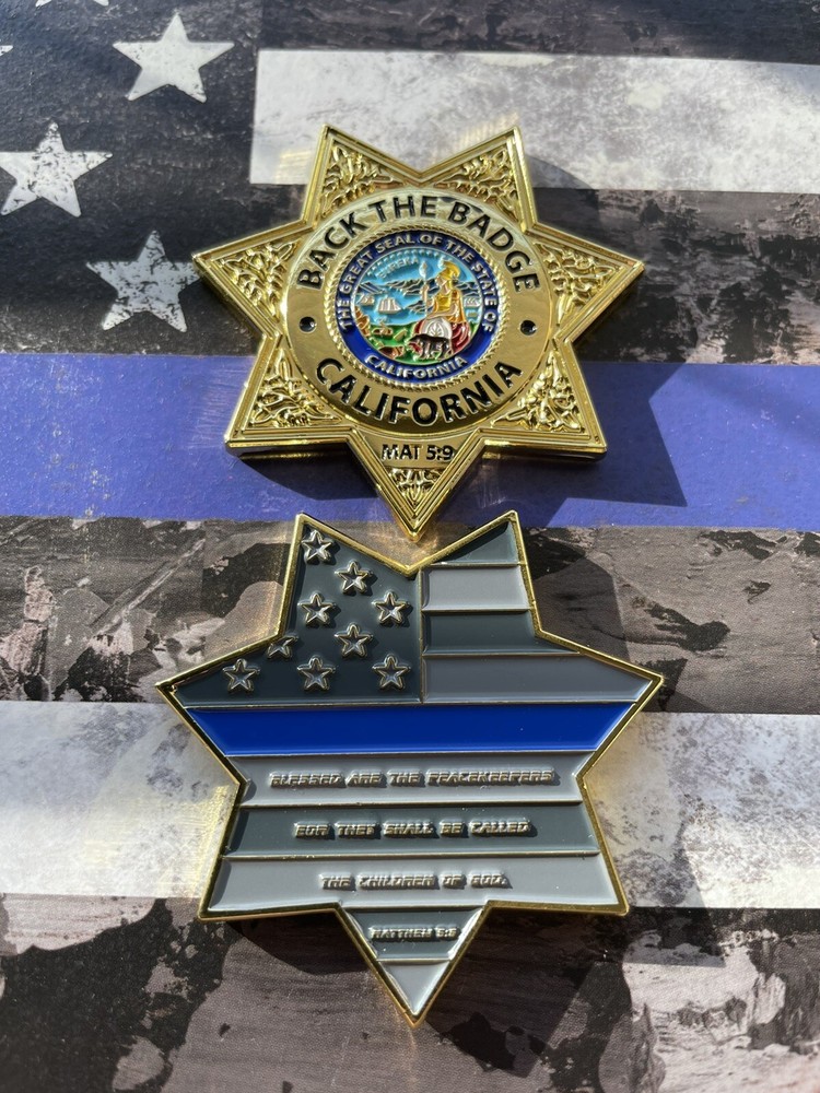 Back The Badge Challenge Coin