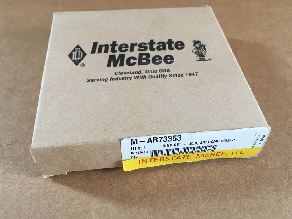 Interstate McBee Air Compressor Ring Set AR73353 Cummins