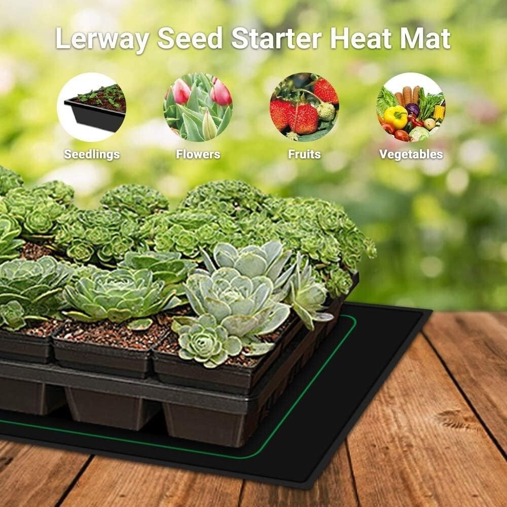 INKBIRD WiFi Thermostat Temperature Control Seedling Heat Mat*2 Plant Germiation