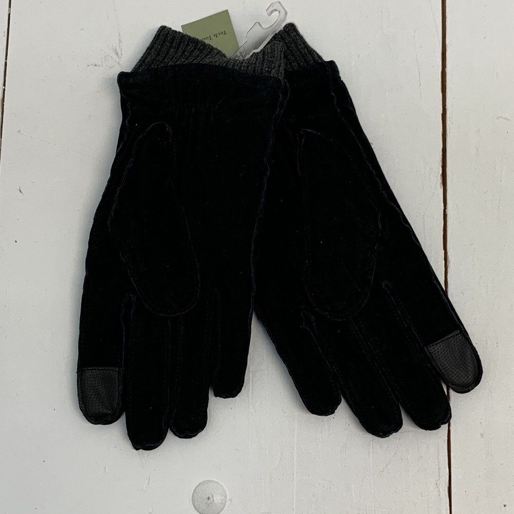 GoodFellow Black Tech Touch Gloves Size Medium