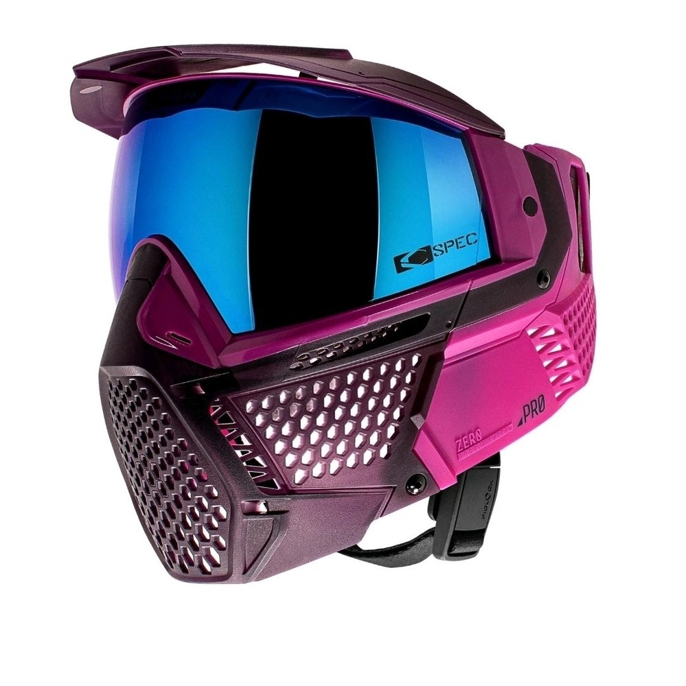 CRBN Paintball Zero Pro Goggle Mask Violet More Coverage