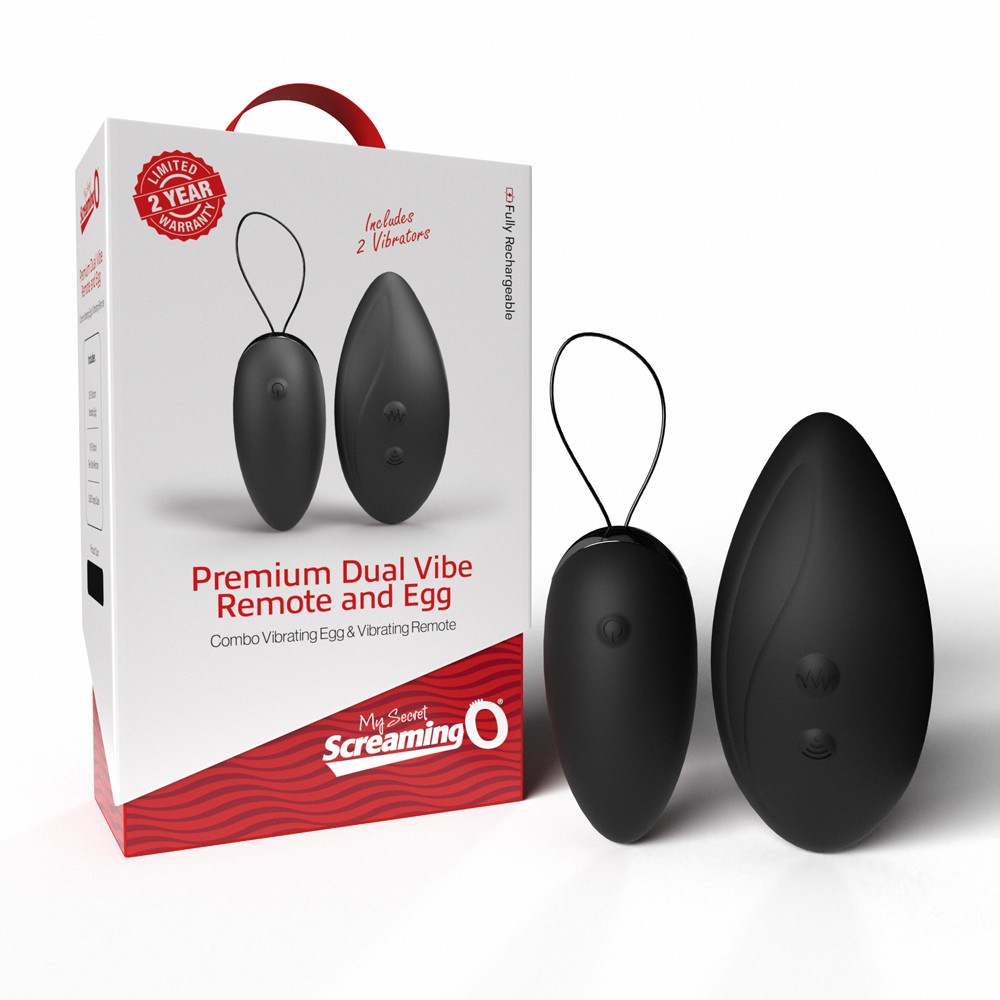 Premium Dual Vibe Remote & Egg 1 Ct