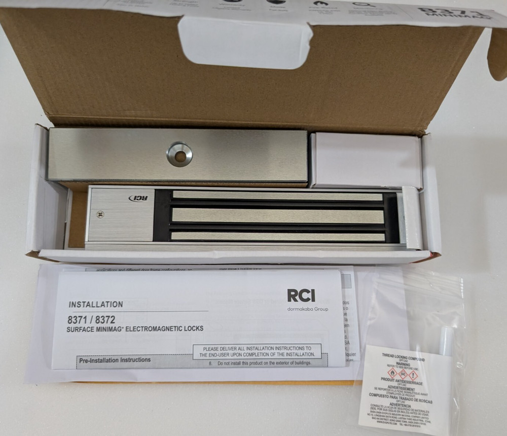 Dormakaba RCI 8371 Surface MiniMag Electromagnetic Lock