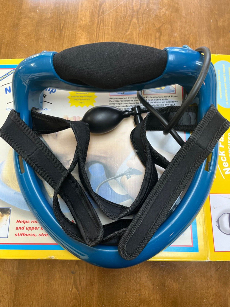 Professional Model Neck Pump Exerciser Spine Traction Hydrator