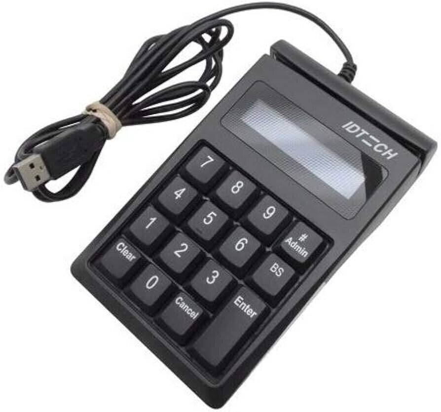 ID Tech IDKE-534833BEM Securekey M130, Usb-kb, Tdes, Enhanced Msr Encryption