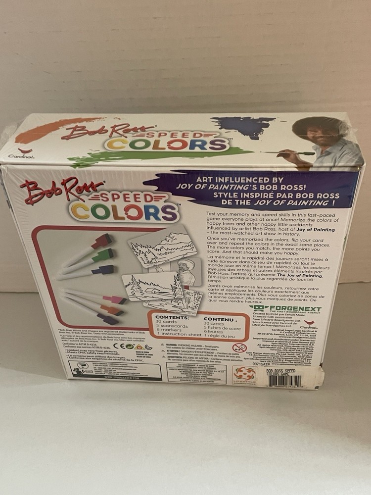 Bob Ross Speed Colors Mint Sealed