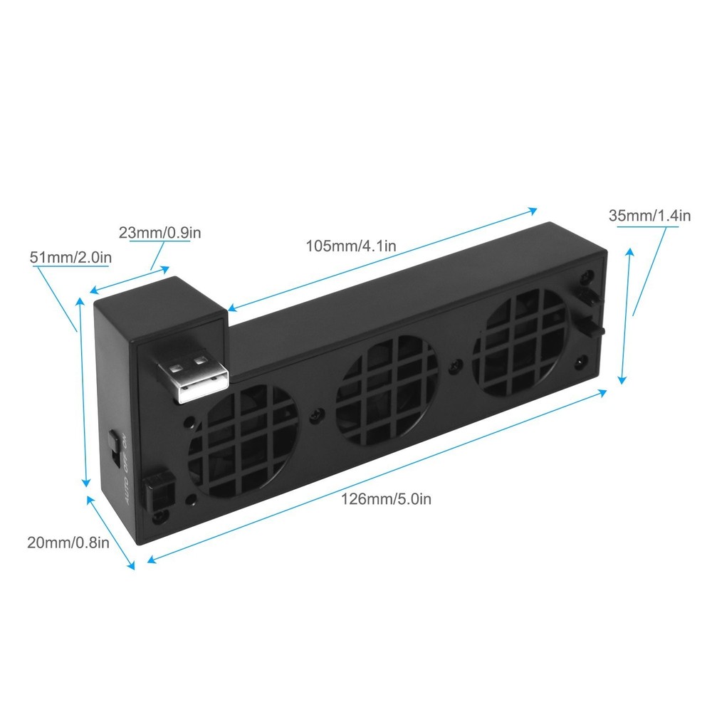 Quiet Cooling Fan for Xbox One X - Easy Install