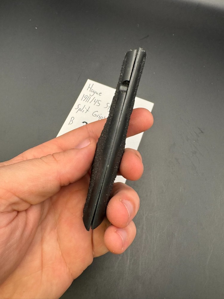 Hogue 1911/45 Style Split Grips-Black