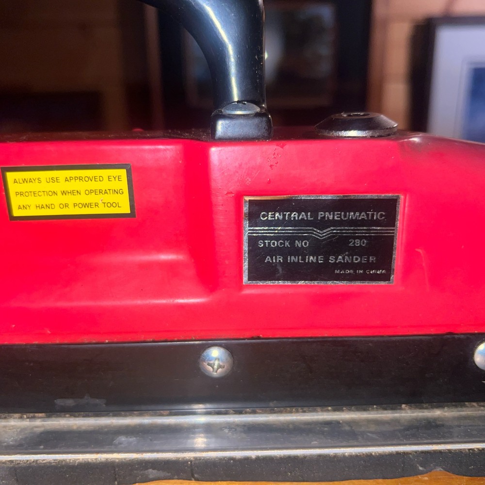 Central Pneumatic Air Inline Sander