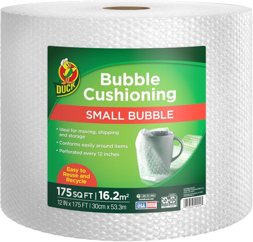 Durable Small Bubbles Packing Wrap - Premium 175 FT for Safe Shipping & Moving